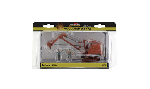 Woodland Scenics AS5566 HO Scale Vehicles - Backhoe