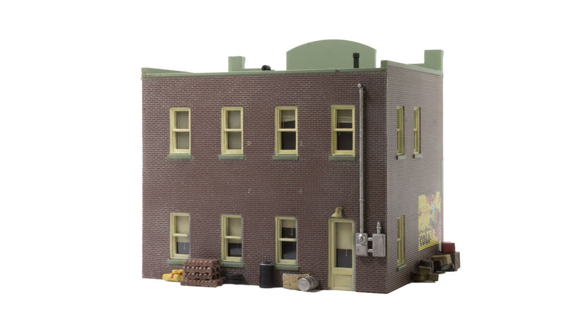 Woodland Scenics BR4921 N Scale Built Up Structure - Harrison's Hardware w/ LED