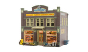 Woodland Scenics BR4921 N Scale Built Up Structure - Harrison's Hardware w/ LED