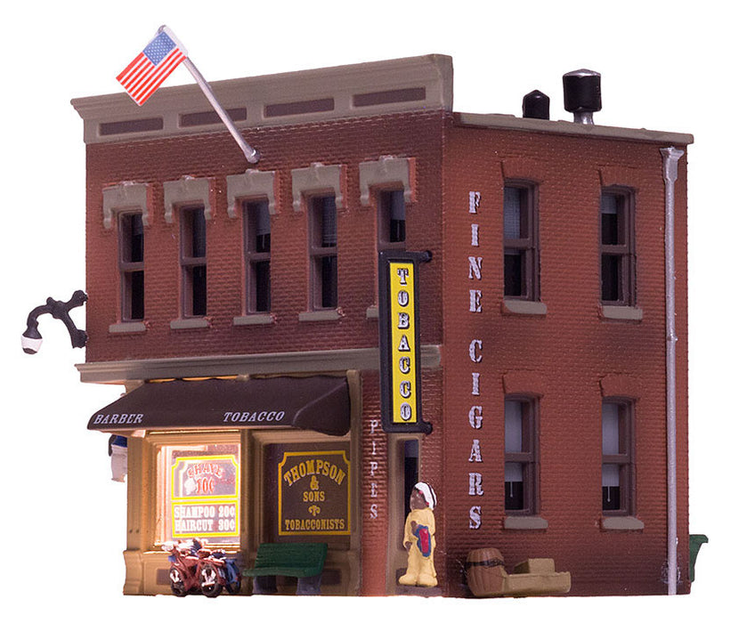 Woodland Scenics BR4923 N Scale Built Up Structure - Corner Emporium w/ LED