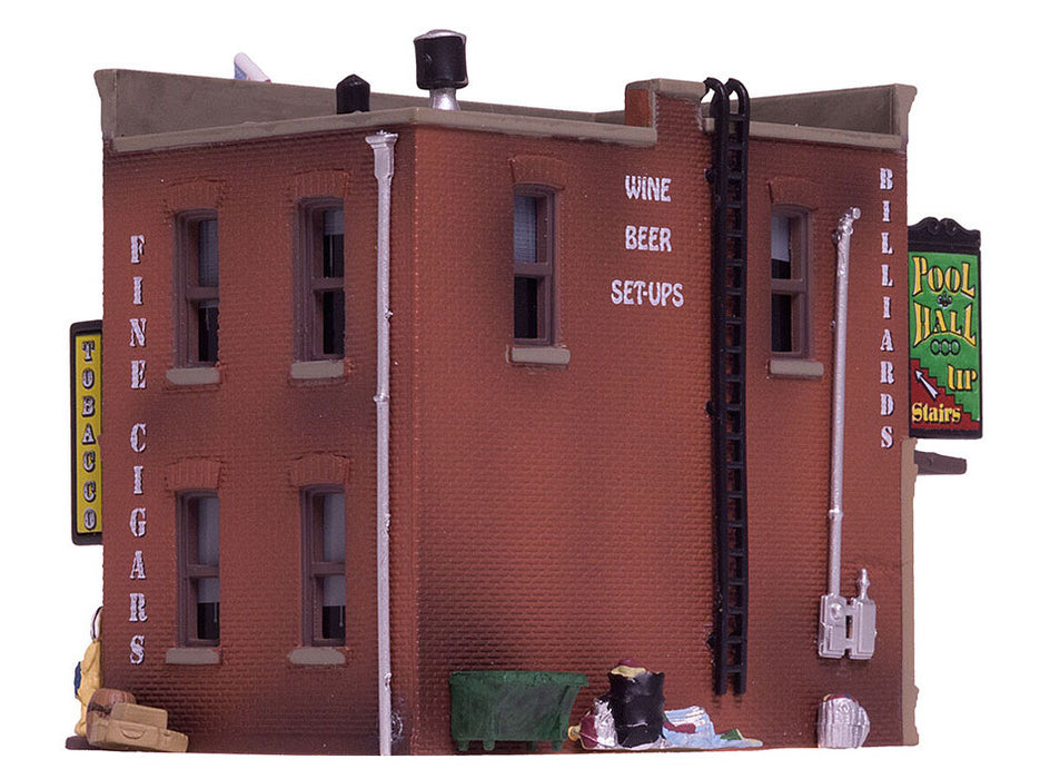 Woodland Scenics BR4923 N Scale Built Up Structure - Corner Emporium w/ LED