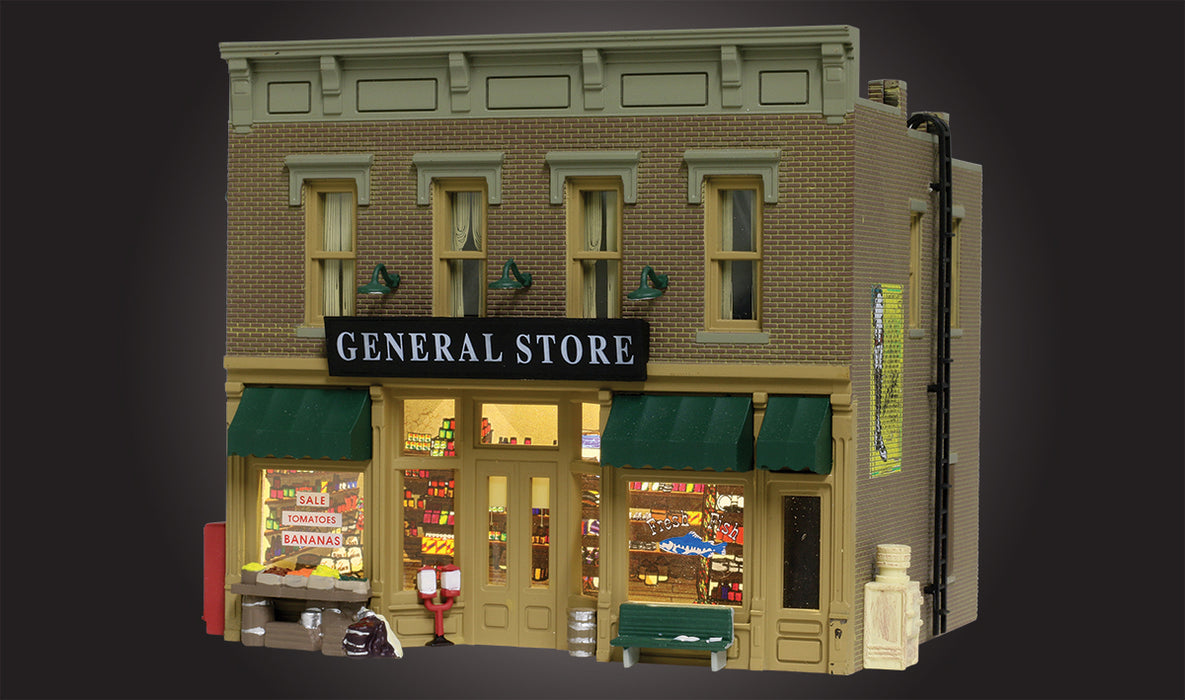 Woodland Scenics BR4925 N Scale Built Up Structure - Lubener's General Store