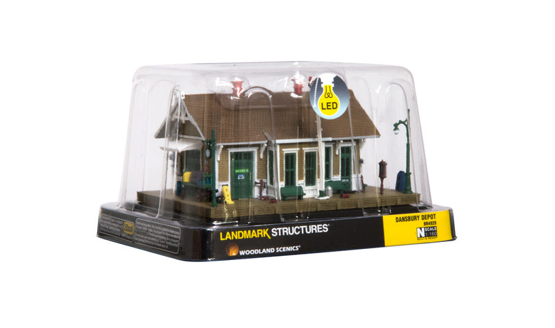 Woodland Scenics BR4928 N Scale Built Up Structure - Dansbury Depot