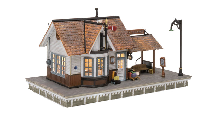 Woodland Scenics BR4942 N Scale Built Up Structure - The Depot