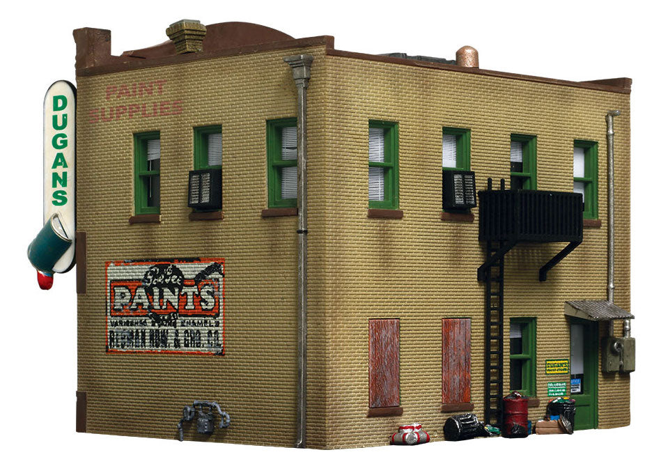 Woodland Scenics BR4943 N Scale Built Up Structure - Dugan's Paint Store