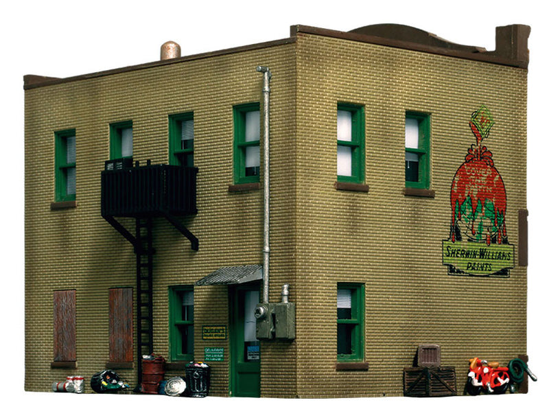 Woodland Scenics BR4943 N Scale Built Up Structure - Dugan's Paint Store