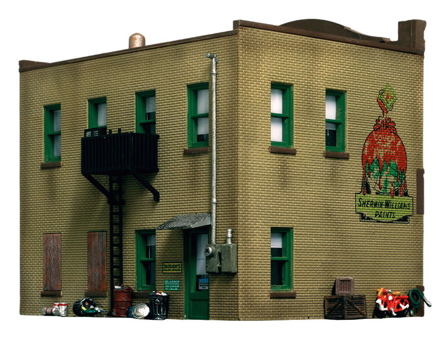 Woodland Scenics BR4943 N Scale Built Up Structure - Dugan's Paint Store