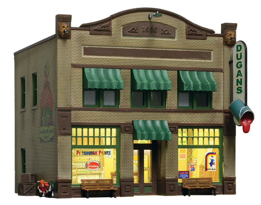 Woodland Scenics BR4943 N Scale Built Up Structure - Dugan's Paint Store