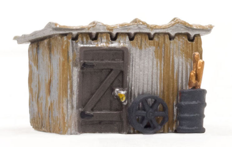 Woodland Scenics BR4946 N Scale Built Up Structure - Tin Shack