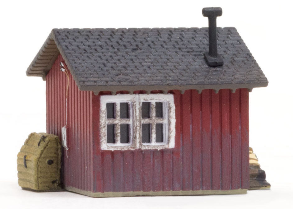 Woodland Scenics BR4947 N Scale Built Up Structure - Work Shed