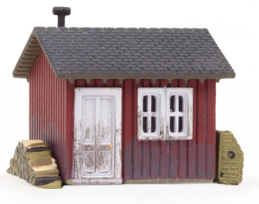 Woodland Scenics BR4947 N Scale Built Up Structure - Work Shed