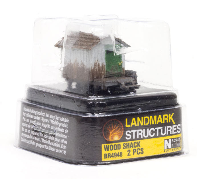 Woodland Scenics BR4948 N Scale Built Up Structure - Wood Shack
