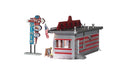 Woodland Scenics BR4956 N Scale Built Up Structure - Miss Molly's Diner with LED Lighting