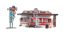 Woodland Scenics BR4956 N Scale Built Up Structure - Miss Molly's Diner with LED Lighting