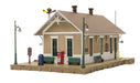 Woodland Scenics BR5023 HO Scale Built Up Structure - Danbury Depot