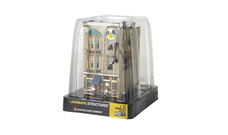 Woodland Scenics BR5032 HO Scale Built Up Structure - J.W. Shoe Cobbler