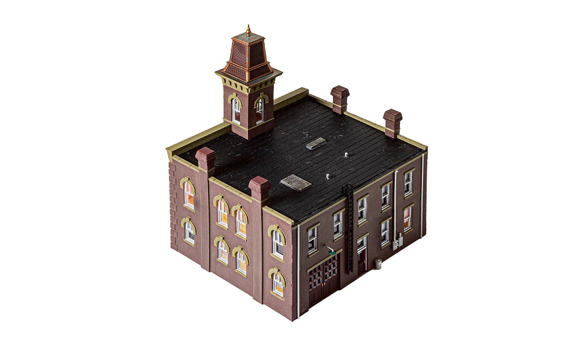 Woodland Scenics BR5034 HO Scale Built Up Structure - Firehouse
