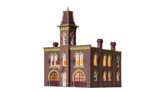 Woodland Scenics BR5034 HO Scale Built Up Structure - Firehouse