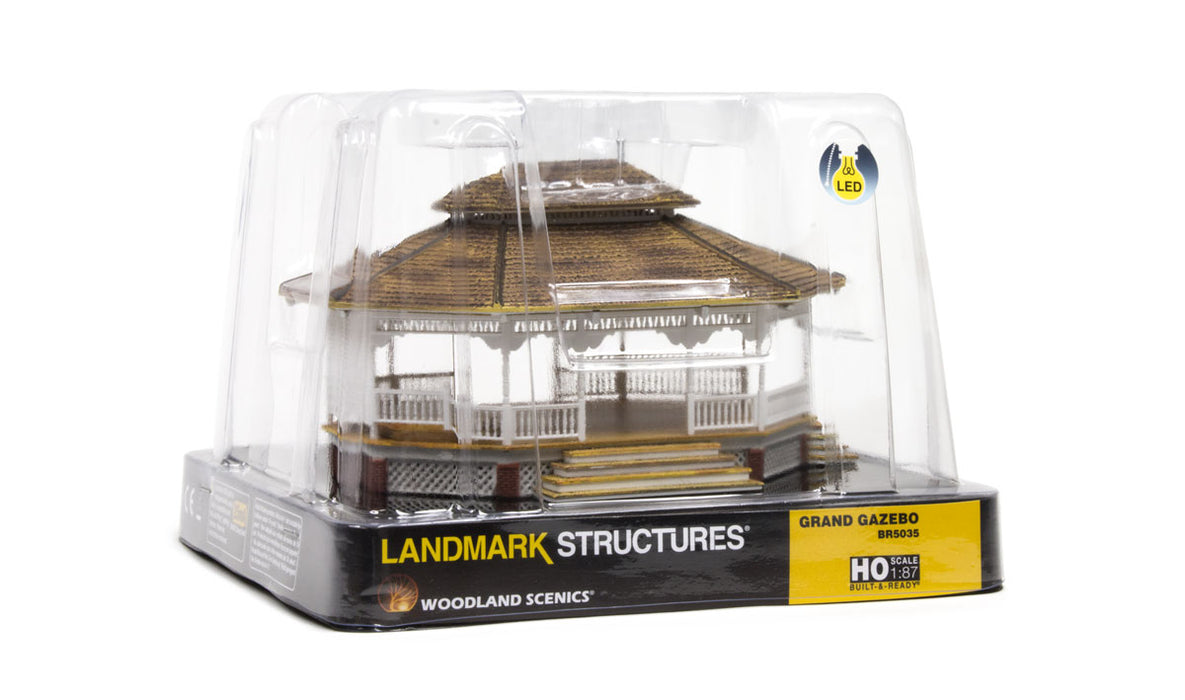 Woodland Scenics BR5035 HO Scale Built Up Structure - Grand Gazebo