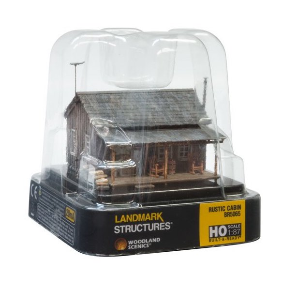 Woodland Scenics BR5065 HO Scale Built Up Structure Rustic Cabin