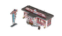 Woodland Scenics BR5066 HO Scale Built Up Structure - Miss Molly's Diner with LED Lighting