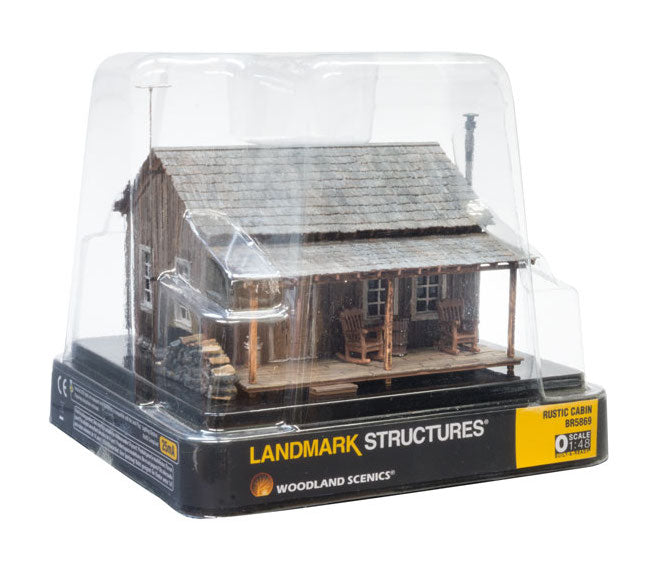 Woodland Scenics BR5869 O Scale Built Up Structure Rustic Cabin