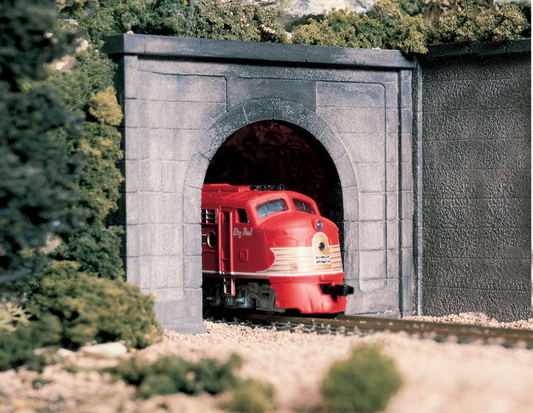Woodland Scenics C1152 N Scale Single Track Tunnel Portal - Concrete (2-Pack)
