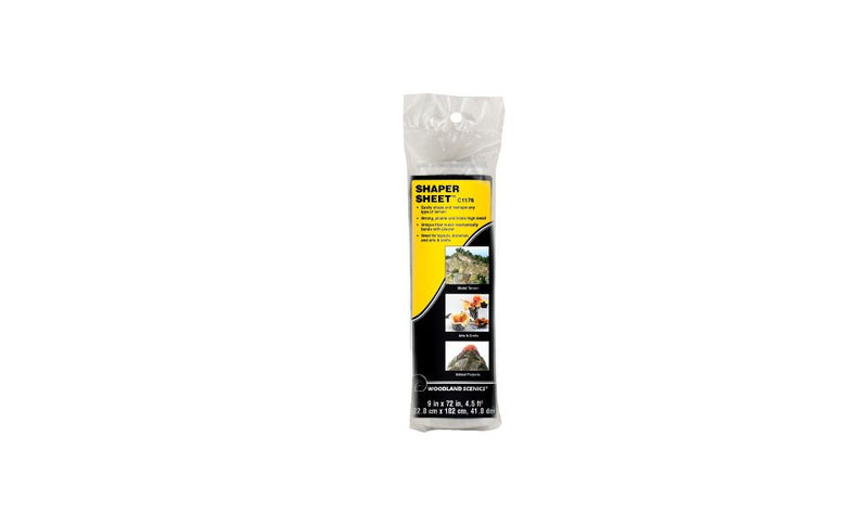 Woodland Scenics C1178 Shaper Sheet, 9" x 72"