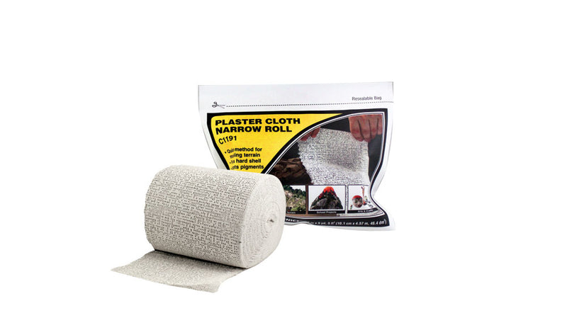 Woodland Scenics C1191 Plaster Cloth, Narrow Roll 4" x 15"