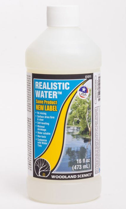 Woodland Scenics C1211 Realistic Water, 16oz