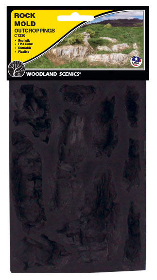 Woodland Scenics C1230 Rock Mold - Outcroppings