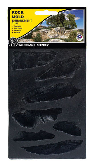 Woodland Scenics C1233 Rock Mold - Embankments