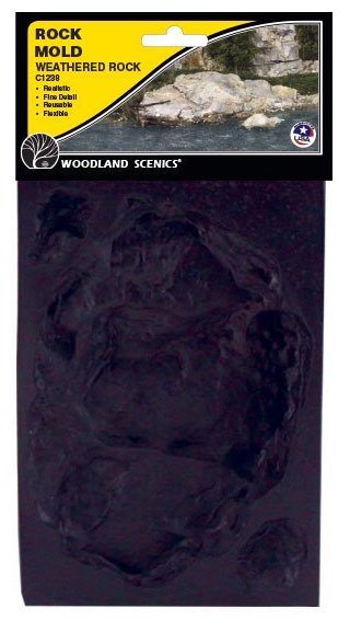 Woodland Scenics C1238 Rock Mold - Weathered Rock