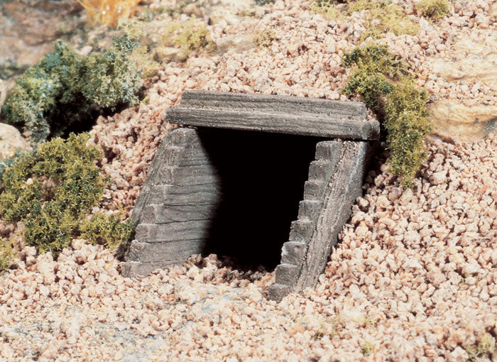 Woodland Scenics C1265 HO Scale Culvert - Timber (2-Pack)