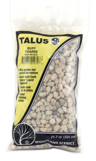Woodland Scenics C1272 Coarse Talus Bag - Buff (25 cu. in.)