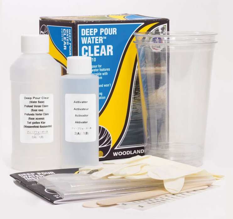 Woodland Scenics CW4510 Deep Pour Water Clear 12oz