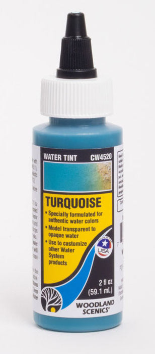 Woodland Scenics CW4520 Water Tint Turquoise 2oz