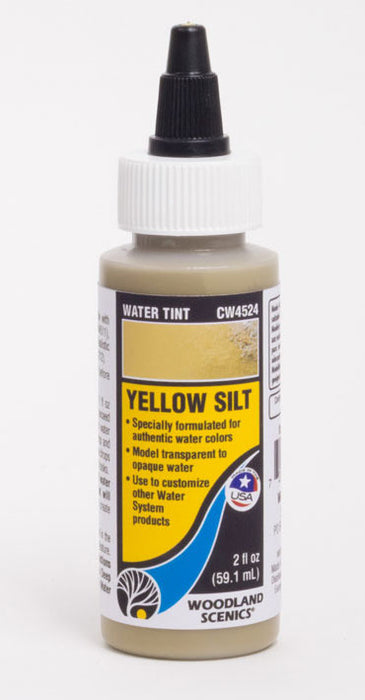 Woodland Scenics CW4524 Water Tint Yellow Silt 2oz