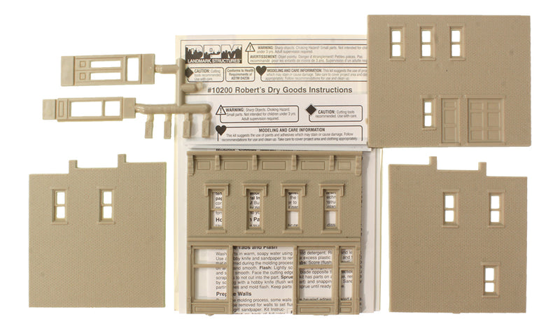 Woodland Scenics DPM 10200 HO Scale Robert's Dry Goods [Building Structure Kit]
