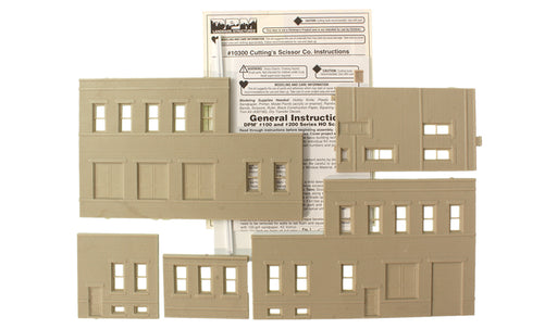 Woodland Scenics DPM 10300 HO Scale Cutting's Scissor Co. [Building Structure Kit]