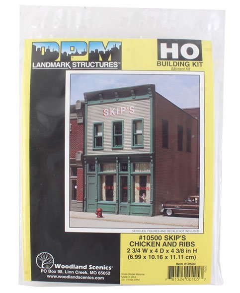 Woodland Scenics DPM 10500 HO Scale Skips Chicken & Ribs [Building Structure Kit]