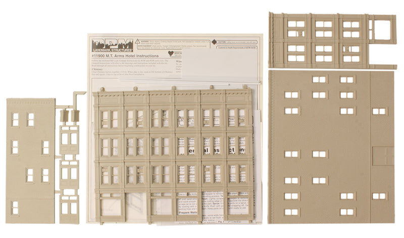 Woodland Scenics DPM 11900 HO Scale M.T. Arms Hotel [Building Structure Kit]
