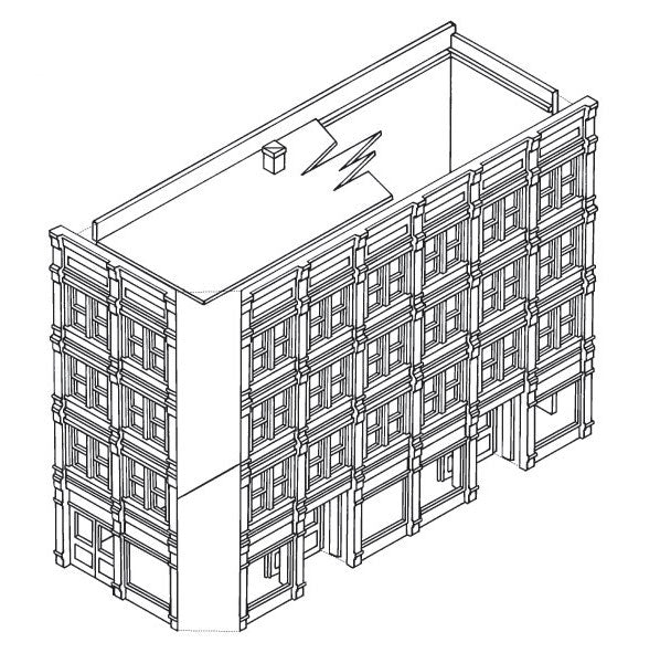 Woodland Scenics DPM 11900 HO Scale M.T. Arms Hotel [Building Structure Kit]