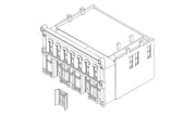 Woodland Scenics DPM 12000 HO Scale Front Street Building [Building Structure Kit]