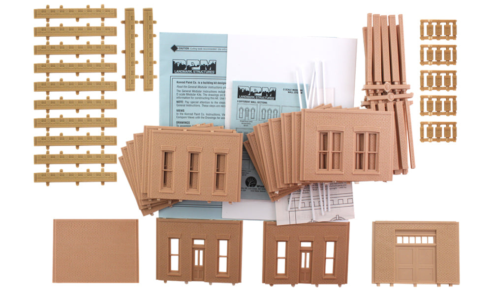 Woodland Scenics DPM 95200 O Scale Konrad Paint Co. [Building Structure Kit]