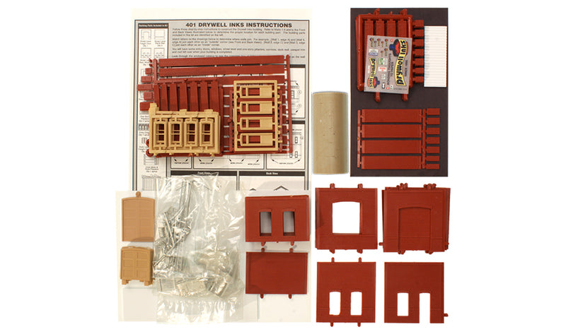 Woodland Scenics DPM Gold 40100 HO Scale Drywell Inks Printing [Premium Building Structure Kit]