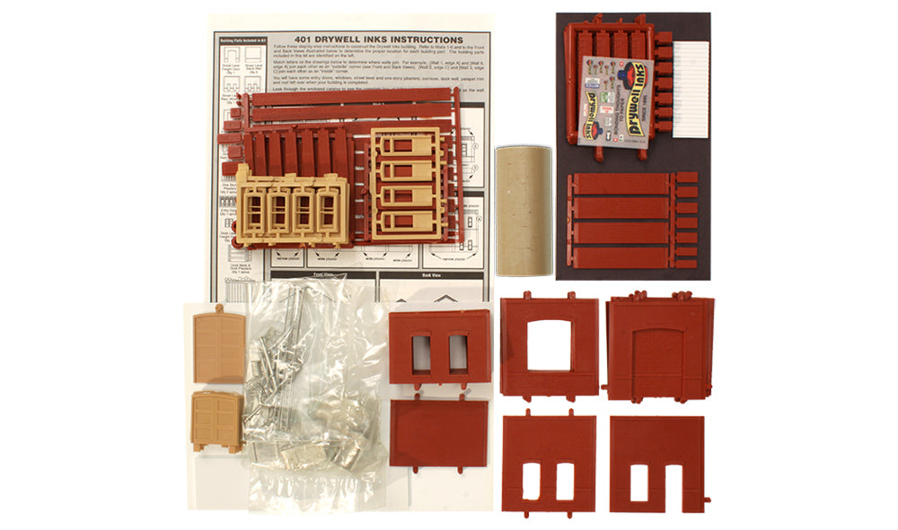 Woodland Scenics DPM Gold 40100 HO Scale Drywell Inks Printing [Premium Building Structure Kit]