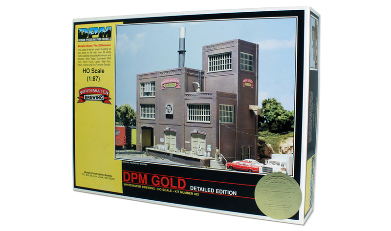 Woodland Scenics DPM Gold 40200 HO Scale Whitewater Brewing [Premium Building Structure Kit]