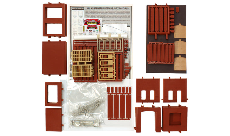 Woodland Scenics DPM Gold 40200 HO Scale Whitewater Brewing [Premium Building Structure Kit]