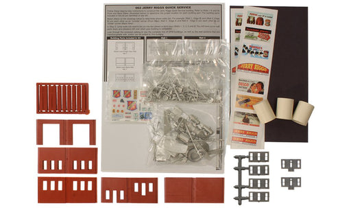Woodland Scenics DPM Gold 66200 N Scale Jerry Riggs Quick Service [Premium Building Structure Kit]